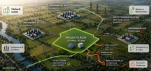 Grid-Screening für Wind-, PV- und BESS-Projekte